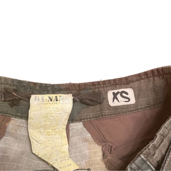 Da Nang Camouflage Baggy Studded Cargo Pants Green Size XS - Picture 6 of 10